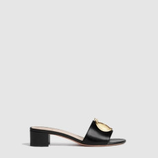 디올 여성 메달리옹 버클 힐 슬라이드 - Dior Womens Medallion Buckle Heel Slide - dis14459x