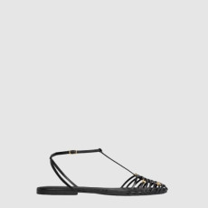 셀린느 여성 케이지 플랫 샌들 - Celine Womens Cage Flat Sandal - ces14471x