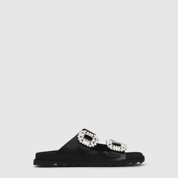 로저비비에 여성 슬라이디 비브 뮬 - Roger Vivier Womens Slid Viv Mule - ros14497x