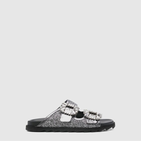 로저비비에 여성 슬라이디 비브 뮬 - Roger Vivier Womens Slid Viv Mule - ros14499x