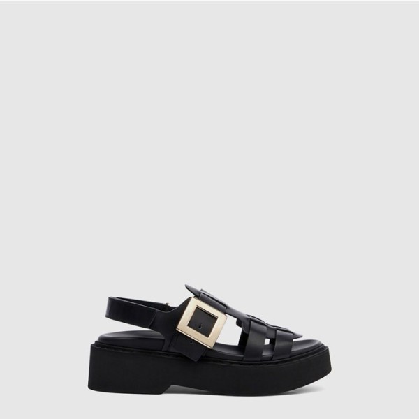 로저비비에 여성 비브 레인저스 샌들 - Roger Vivier Womens Viv Rangers Sandals - ros14503x