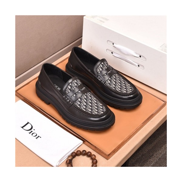 Dior 2020 Men's Leather Oxford Shoes - 디올 2020 남성용 레더 옥스퍼드 슈즈,Size(240-275),DIOS0253,블랙