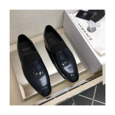 Versace 2020 Men's Leather Oxford Shoes - 베르사체 2020 남성용 레더 옥스퍼드 슈즈,Size(240-275),VERS0508,네이비
