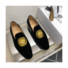 Versace 2020 Men's Leather Oxford Shoes - 베르사체 2020 남성용 레더 옥스퍼드 슈즈,Size(240-275),VERS0511,블랙