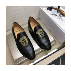 Versace 2020 Men's Leather Oxford Shoes - 베르사체 2020 남성용 레더 옥스퍼드 슈즈,Size(240-275),VERS0513,블랙