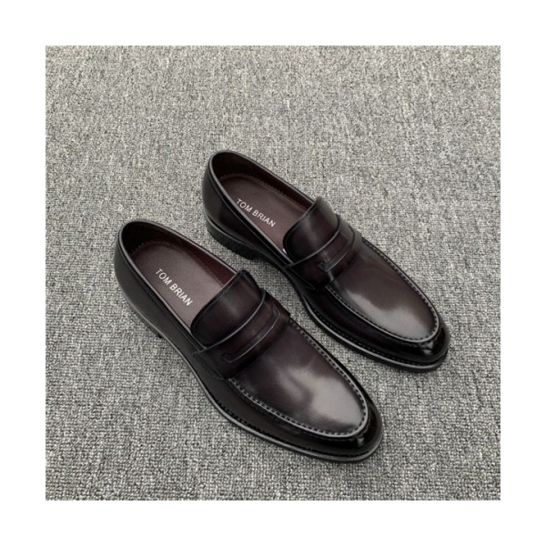 Thom Brown 2020 Men's Leather Oxford Shoes - 톰브라운 2020 남성용 레더 옥스퍼드 슈즈,Size(240-275),THOMS0033,브라운
