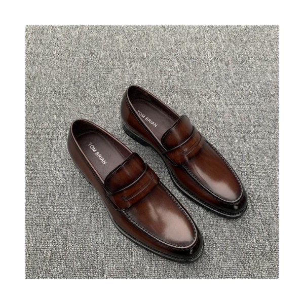 Thom Brown 2020 Men's Leather Oxford Shoes - 톰브라운 2020 남성용 레더 옥스퍼드 슈즈,Size(240-275),THOMS0034,브라운