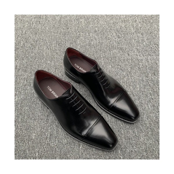 Thom Brown 2020 Men's Leather Oxford Shoes - 톰브라운 2020 남성용 레더 옥스퍼드 슈즈,Size(240-275),THOMS0038,블랙