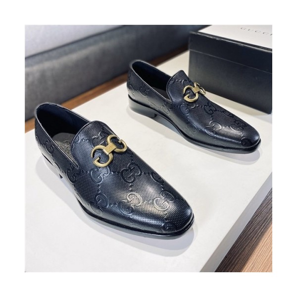 Gucci 2020 Men's Leather Oxford Shoes - 구찌 2020 남성용 레더 옥스퍼드 슈즈,Size(240-275),GUCS1277,블랙