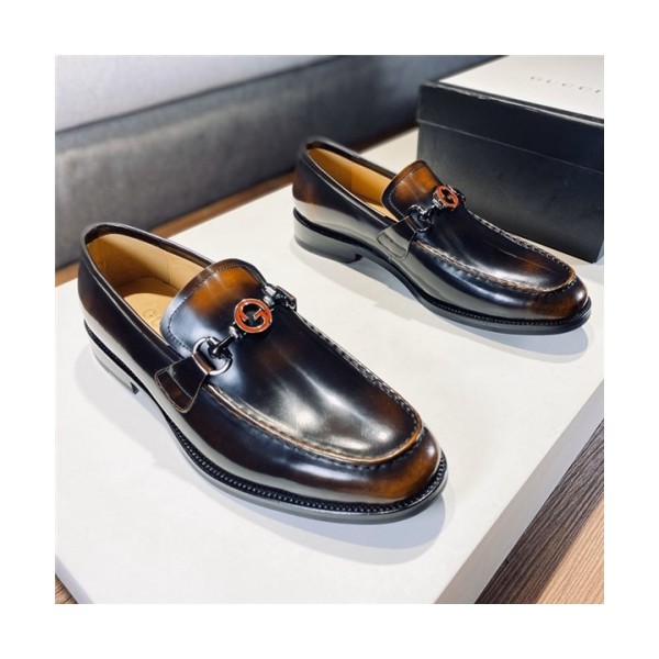 Gucci 2020 Men's Leather Oxford Shoes - 구찌 2020 남성용 레더 옥스퍼드 슈즈,Size(240-275),GUCS1280,브라운