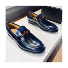 Gucci 2020 Men's Leather Oxford Shoes - 구찌 2020 남성용 레더 옥스퍼드 슈즈,Size(240-275),GUCS1282,네이비