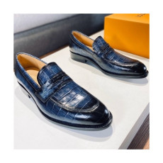 Louis Vuitton 2020 Men's Leather Oxford Shoes - 루이비통 2020 남성용 레더 옥스퍼드 슈즈,Size(240-275),LOUS1502,네이비