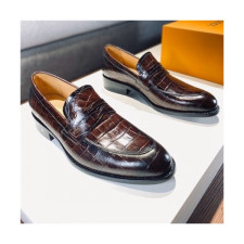 Louis Vuitton 2020 Men's Leather Oxford Shoes - 루이비통 2020 남성용 레더 옥스퍼드 슈즈,Size(240-275),LOUS1503,브라운