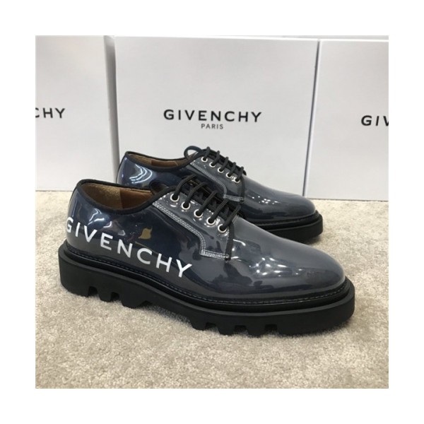 Givenchy 2020 Men's Leather Oxford Shoes - 지방시 2020 남성용 레더 옥스퍼드 슈즈,Size(240-270),GIVS0131,닥크그레이