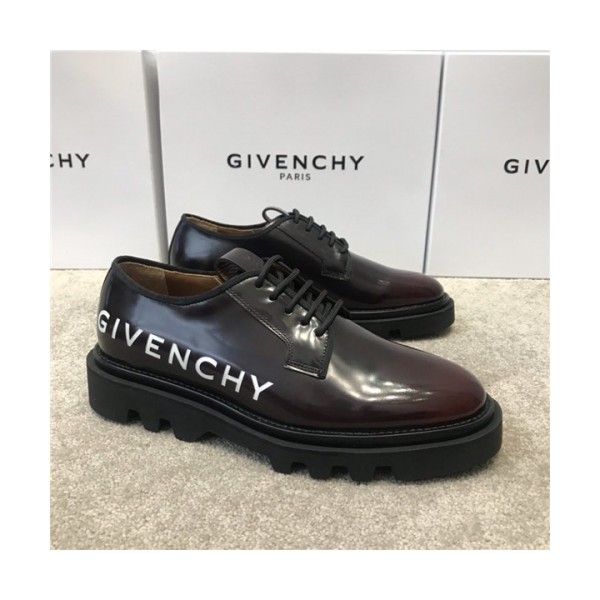 Givenchy 2020 Men's Leather Oxford Shoes - 지방시 2020 남성용 레더 옥스퍼드 슈즈,Size(240-270),GIVS0133,와인