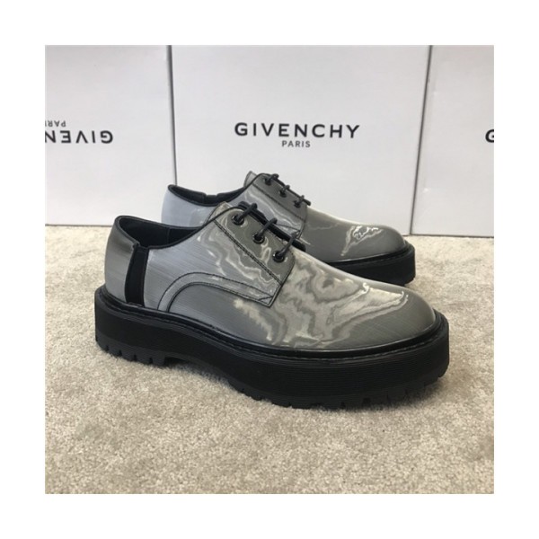 Givenchy 2020 Men's Leather Oxford Shoes - 지방시 2020 남성용 레더 옥스퍼드 슈즈,Size(240-270),GIVS0134,그레이