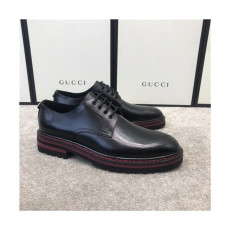Gucci 2020 Men's Leather Oxford Shoes - 구찌 2020 남성용 레더 옥스퍼드 슈즈,Size(240-270),GUCS1380,블랙