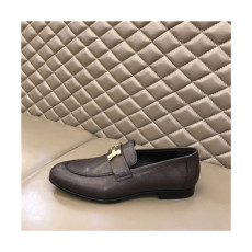 Hermes 2021 Men's Leather Oxford Shoes - 에르메스 2021 남성용 레더 옥스퍼드 슈즈,Size(240-270),HERS0379,브라운