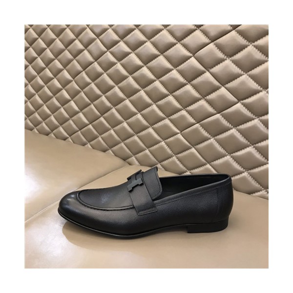 Hermes 2021 Men's Leather Oxford Shoes - 에르메스 2021 남성용 레더 옥스퍼드 슈즈,Size(240-270),HERS0380,블랙