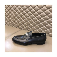 Hermes 2021 Men's Leather Oxford Shoes - 에르메스 2021 남성용 레더 옥스퍼드 슈즈,Size(240-270),HERS0382,블랙