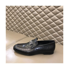 Hermes 2021 Men's Leather Oxford Shoes - 에르메스 2021 남성용 레더 옥스퍼드 슈즈,Size(240-270),HERS0385,블랙