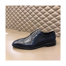 Prada 2021 Men's Leather Oxford Shoes - 프라다 2021 남성용 레더 옥스퍼드 슈즈,Size(240-270),PRAS0696,네이비