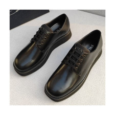 Prada 2021 Men's Leather Derby Shoes - 프라다 2021 남성용 레더 더비슈즈,Size(240-270),PRAS0729,블랙