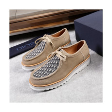 Dior 2021 Men's Leather Derby Shoes,DIOS0382 - 디올 2021 남성용 레더 더비슈즈,Size(240-270),베이지