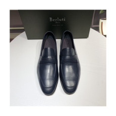 Berluti 2021 Men's Leather Oxford Shoes,BERTS0257 - 벨루티 2021 남성용 레더 옥스퍼드 슈즈,Size(240-270),네이비