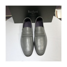 Berluti 2021 Men's Leather Oxford Shoes,BERTS0259 - 벨루티 2021 남성용 레더 옥스퍼드 슈즈,Size(240-270),그레이