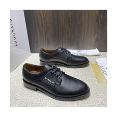 Givenchy 2021 Men's Leather Derby Shoes,GIVS0181 - 지방시 2021 남성용 레더 더비슈즈,Size(240-270),블랙