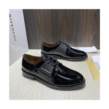Givenchy 2021 Men's Leather Derby Shoes,GIVS0182 - 지방시 2021 남성용 레더 더비슈즈,Size(240-270),블랙