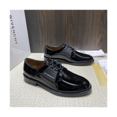 Givenchy 2021 Men's Leather Derby Shoes,GIVS0182 - 지방시 2021 남성용 레더 더비슈즈,Size(240-270),블랙
