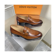 Louis Vuitton 2021 Men's Leather Oxford Shoes,LOUS2195 - 루이비통 2021 남성용 레더 옥스퍼드 슈즈,Size(240-270),카멜