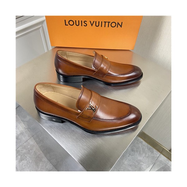 Louis Vuitton 2021 Men's Leather Oxford Shoes,LOUS2195 - 루이비통 2021 남성용 레더 옥스퍼드 슈즈,Size(240-270),카멜