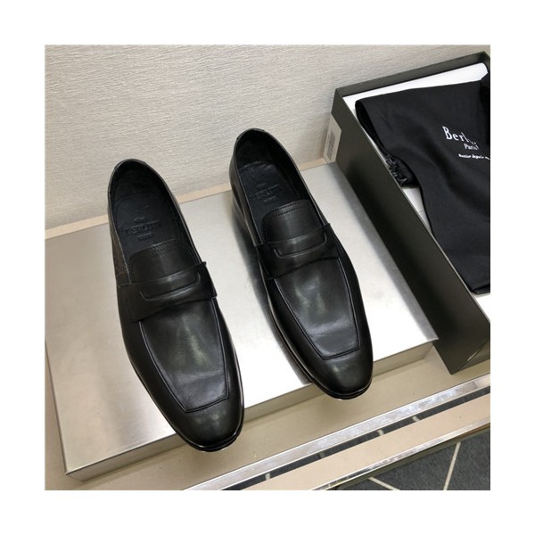 Berluti 2021 Men's Leather Oxford Shoes,BERTS0289 - 벨루티 2021 남성용 레더 옥스퍼드 슈즈,Size(240-270),블랙