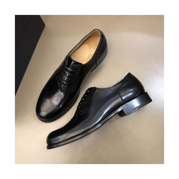 디올  남성 레더 옥스퍼드 슈즈 Size(240-270) 블랙 - Dior  Men's Leather Oxford Shoes Dio01580x Black