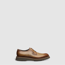 벨루티 남성 뉴 알레시오 스크리토 레더 더비 - Berluti Mens New Alessio Scritto Leather Derby - bes7494x