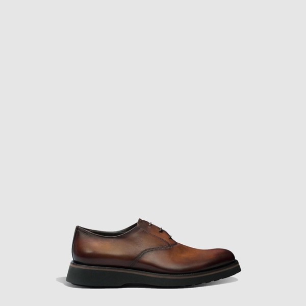 벨루티 남성 뉴 알레시오 레더 옥스퍼드 - Berluti Mens New Alessio Leather Oxford - bes7494x