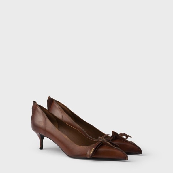 프라다 여성 가죽 펌프스 - Prada Womens Leather Pumps - prs14051x