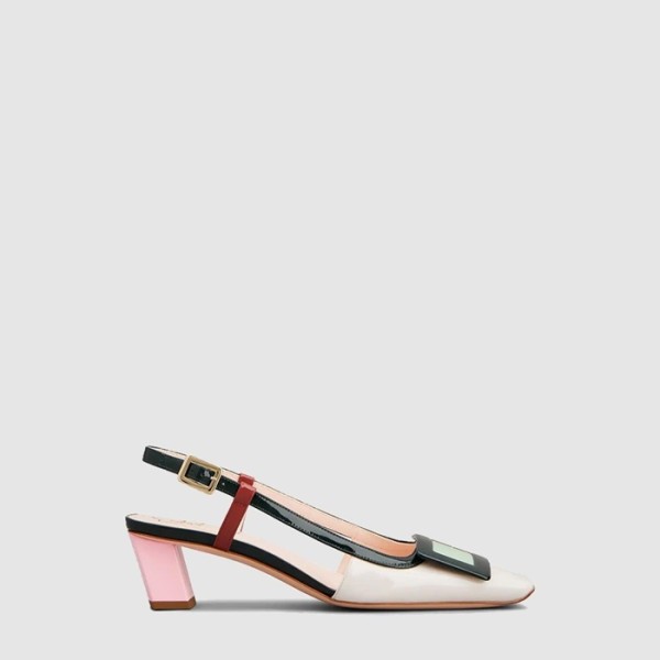 로저비비에 여성 벨 비비에 슬링백 펌프스 - Roger Vivier Womens Belle Vivier Slingback Pumps - ros8986x