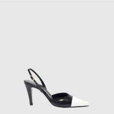 샤넬 여성 슬링백 힐 이리데슨트 - Chanel Womens Slingback Heels Iridescent - chs14277x