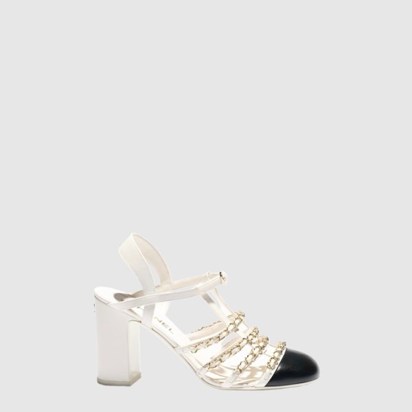샤넬 여성 체인 슬링백 - Chanel Womens Chain Slingback - chs14338x