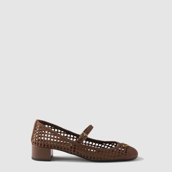 프라다 여성 코바늘 펌프스 - Prada Womens Crochet Pumps - prs14419x