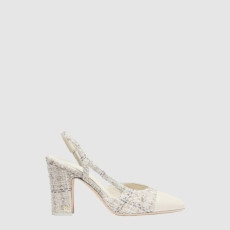 샤넬 여성 백 레이스업 슈즈 - Chanel Womens Back Lace Up Shoes - chs14004x