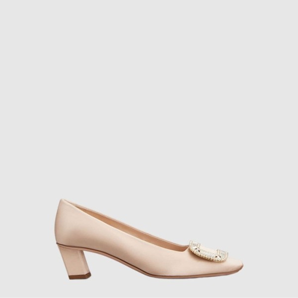 로저비비에 여성 벨 비비에 새틴 펌프스 - Roger Vivier Womens Belle Vivier Satin Pumps - ros14484x