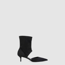 알라이아 여성 스트레치 스웨이드 로우 부츠 - Alaia Stretch Suede Low Boots - als7834x