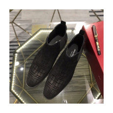 Ferragamo 2020 Mens Leather Boots - 페라가모 2020 남성용 레더 부츠 FGMS0369,Size(240 - 270).블랙