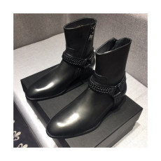 Saint Laurent 2020 Mens Leather Boots - 입생로랑 2020 남성용 레더 부츠 SLS0061,Size(240 - 270).블랙