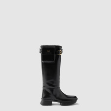 프라다 여성 파우치가 달린 가죽 부츠 - Prada Leather Boots With Pouch - prs7875x
